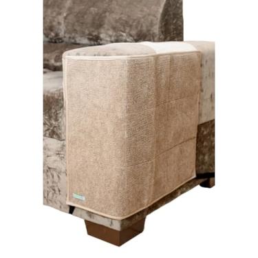 Imagem de Arranhador para Gatos e Protetor de Sofá - Par para Braços Direito e Esquerdo(BEGE)