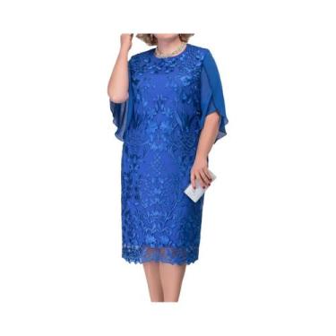 Imagem de Vestido De Verão plus Size Com Bordado Floral Para Mulheres, Vestido P