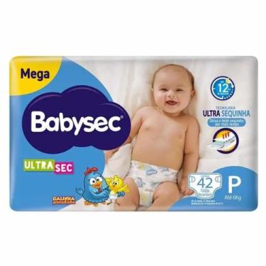 Imagem de Fralda BabySec Ultra Mega 1 Pacote Tamanho P 42 Unidades