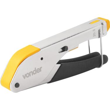 Imagem de Alicate crimpador rg59/rg6 s/ catraca p/ cabo coaxial Vonder