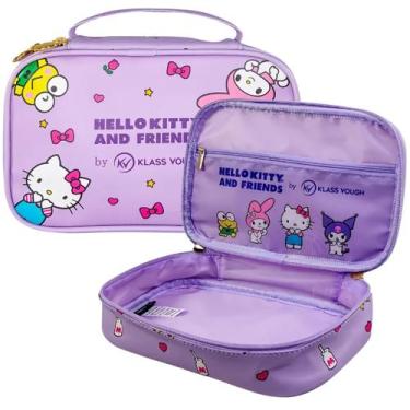 Imagem de Nécessaire Organizador com Compartimentos Lilás Hello Kitty and Friend