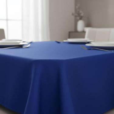 Imagem de Toalha de Mesa Oxford 4 Pessoas  Lisa  Tecido Resistente e Elegante - 