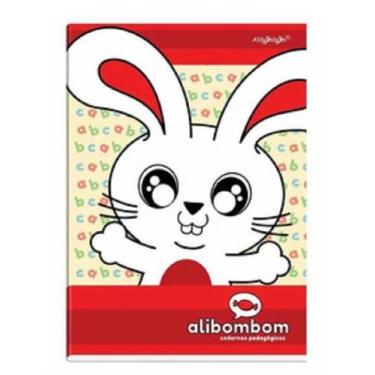 Imagem de Caderno Brochurão Capa Flexivel C/Pauta Alibombom 60 Folhas