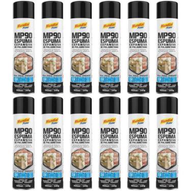 Imagem de Kit 12 Espumas Expansiva De Poliuretano 500ml Mundial Prime