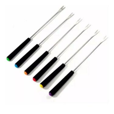 Imagem de Conjunto De 10 Jogos De 06 Garfos Para Fondue Em Inox - Kehome