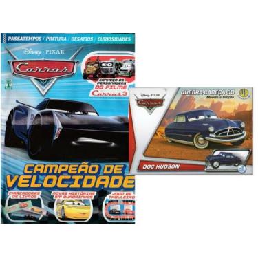 Imagem de Revista Disney Carros Especial Quebra-Cabeça, Doc hudson