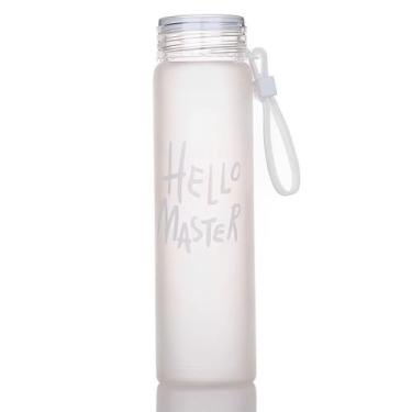 Imagem de Garrafa Água Academia Fitness Degrade 500ml Hello Master, Cinza
