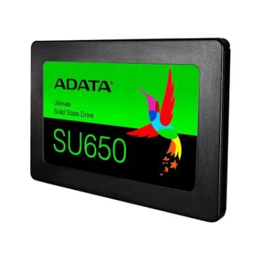 Imagem de SSD Adata Su650 240GB, Leitura 520 MB/s, Gravação 450MB/s - Asu650ss-240gt-r