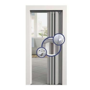 Imagem de Porta Sanfonada 80cm Mogno-marrom - Vitesse Altura 210cm - Divisória D