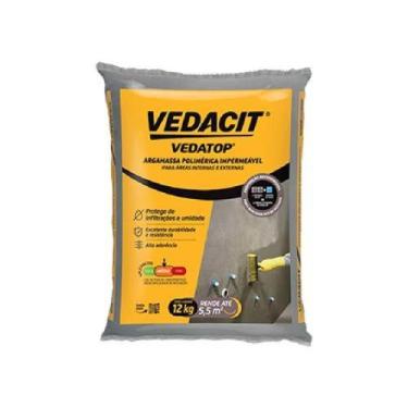 Imagem de Argamassa Polimérica Vedatop Vedacit 12kg - Impermeabilizante Concreto