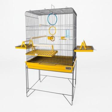 Imagem de Viveiro Gaiola Triplex Confort Para Calopsitas Jel Plast 3 Andares, Ac