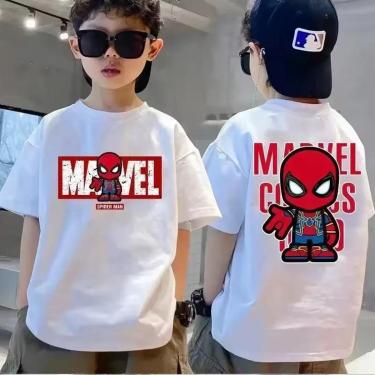 Imagem de Camiseta Infantil Homem Aranha Filme Marvel Comics-Unissex