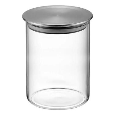 Imagem de Pote hermetico de vidro com tampa em metal 550ml - OU