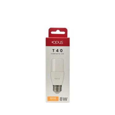 Imagem de Lâmpada LED 8W Lâmpada Compacta LED T40 8W  OPUS Soquete E27 Bivolt 80