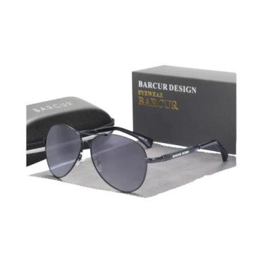 Imagem de Óculos De Sol Polarizados Para Homens E Mulheres BARCUR Com Lentes Gra