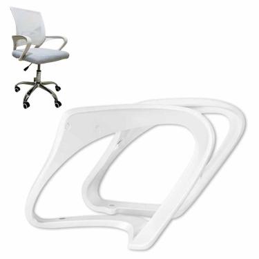 Imagem de Braços Cadeira Escritorio Par Ergometrico Apoio Confortavel Resistente Home Office Trabalho Estudo Casa Estudo