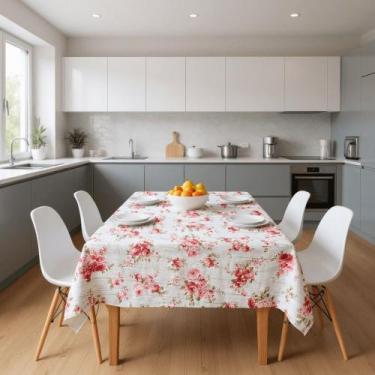 Imagem de Toalha De Mesa Elite Romantique Peça Pronta 1,38x2,50m Vinil - Plast.c