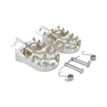 Imagem de Pedaleiras Universais Coloridas CNC Para Motocicletas HONDA CRF XR 50 