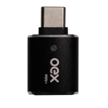 Imagem de Adaptador OTG USB Para Tipo C Compacto OEX AD203 Preto - OEX ENJOY