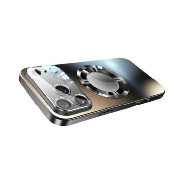 Imagem de Capa Fosca De Titânio Para iPhone 17 16 15 14 13 12 11 pro Max plus Co