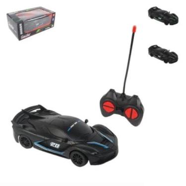 Imagem de Carrinho de Controle Remoto Preto 4 Funções Escala 1:18 - Ark Toys