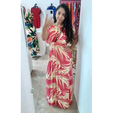 Imagem de Vestido longo Estampo Evangélico - La Charme  Moda Evangélica