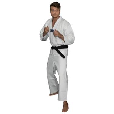 Imagem de Dobok Torah Taekwondo Reforçado Gola Branca