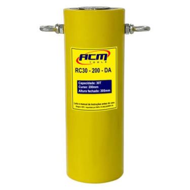 Imagem de Cilindro Hidraulico 30Ton Dupla Acao RC30-200-DA ACM TOOLS