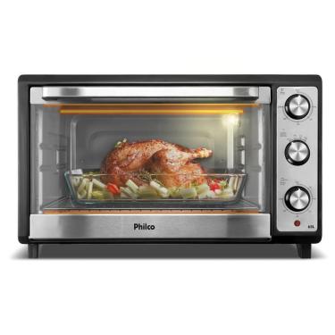 Imagem de Forno Elétrico de Bancada Philco PFE65 65L 2000W com Dupla Resistência e Timer Mecânico 220V
