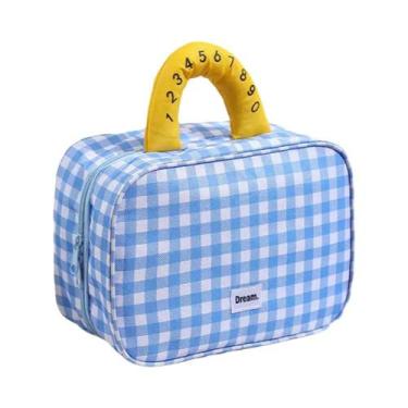 Imagem de Bolsa De Maquiagem Portátil De Grande Capacidade Para Viagem De Outono