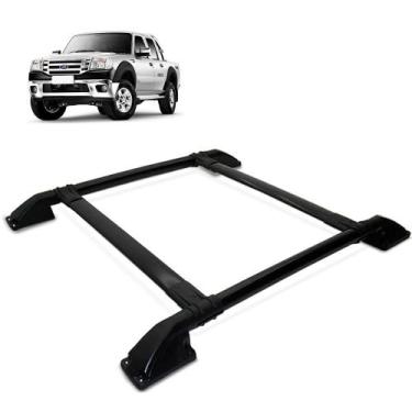 Imagem de Rack Bagageiro Teto Ranger 1998 a 2012 Tubolar Preto - Track