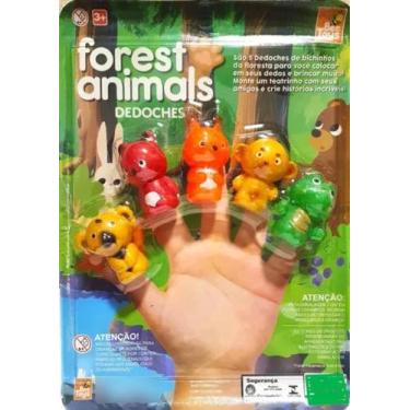 Imagem de Dedoches Animais Bee Toys Fotest Animais Dinossauros