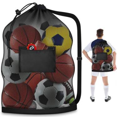 Imagem de Bolsa de Rede para Bolas Hoiny 61 x 91 cm para 8 a 10 Bolas
