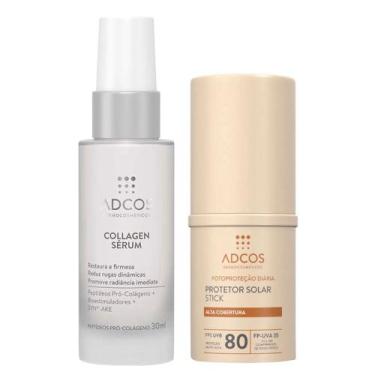 Imagem de Adcos Dermocosméticos Kit - Sérum Facial + Protetor Solar Stick Com Co