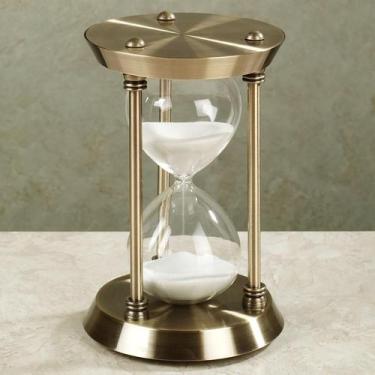 Imagem de Ampulheta Clássica Retrô 15 Minutos de Elegância Decorativa - Home