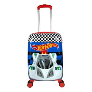 Imagem de Mala De Viagem com Rodinha Pequena Bordo Hot Wheels