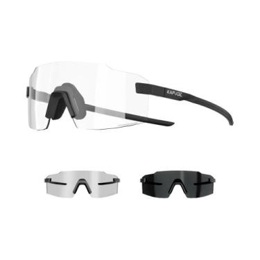 Imagem de Óculos De Ciclismo Fotocromáticos Leves Para Homens UV400 Visão Ampla 