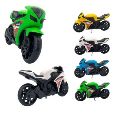 Imagem de Super Moto 1000 Pequena Rodas Esportivas com Apoio - Bs Toys
