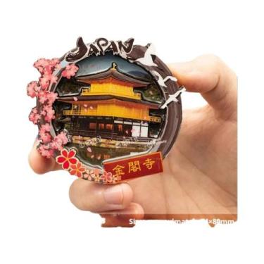 Imagem de Imã De Geladeira De Souvenir De Viagem Japonês, Adesivos De Resina De 