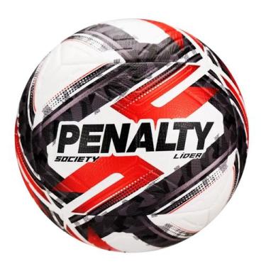 Imagem de Bola Society Penalty Lider XXVI 521448 Cor:Preto-VermelhoTamanho:Unico