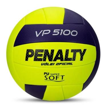 Imagem de Bola De Vôlei Penalty Vp 5100 XXVI Oficial, Amarelo, Roxo, Único