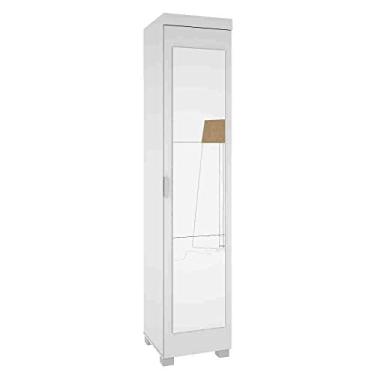 Imagem de Sapateira 1 Porta June Com Espelho Branco Mirarack