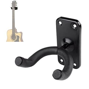 Imagem de Yajun Suporte universal para violão acústico, gancho para baixo, suporte de parede, suporte de metal, guitarras, 2 peças