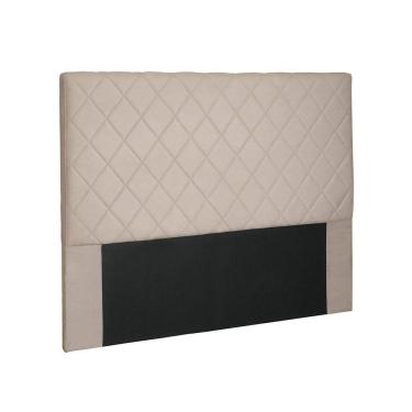 Imagem de Cabeceira Dubai Para Cama Box Casal 140cm Suede Bege - D`Rossi