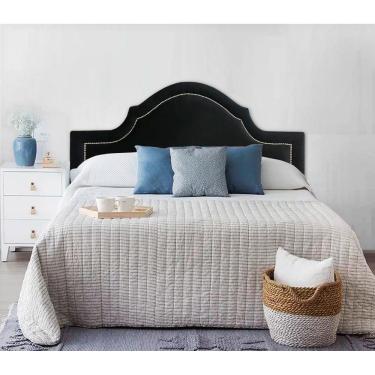 Imagem de Cabeceira Estofada Provençal Luxo com Tachas - Casal
