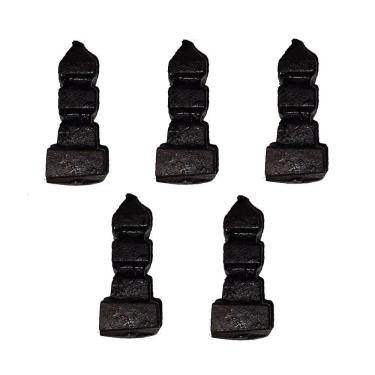 Imagem de Kit 5 Ponteiras Ponta de Lança Ferro N17 Grade Portão 09cm