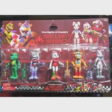 Kit 6 Bonecos Five Nights At Freddy 'S Fnaf Action Figure - Smart Bracelet  - Action Figures - Magazine Luiza