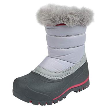 Imagem de Bota de Neve de Inverno Infantil Ainsley Northside, Gray/Pink, 2 Little Kid