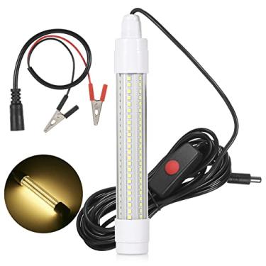 Imagem de Qudai 144 LED luz de pesca submersível subaquática lâmpada localizador de peixes luz noturna isca de pesca isca luz de atração de peixes