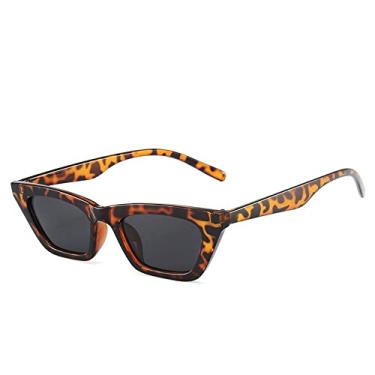 Imagem de Óculos de sol masculinos e femininos óculos de sol retro olho de gato feminino vintage cateye óculos de sol feminino moda tons de cor para mulheres lentes de sol mujer, 5, china
